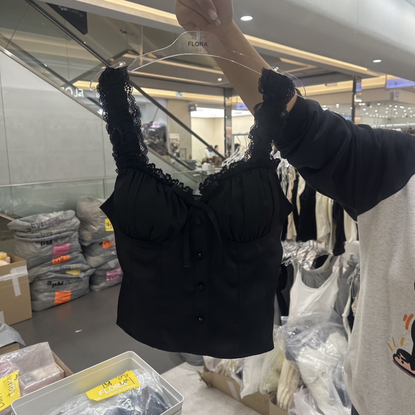 FLORAL-P韓國代購女士新款推薦熱賣休閑真品人氣吊帶背心floral吊帶/背心圖色2