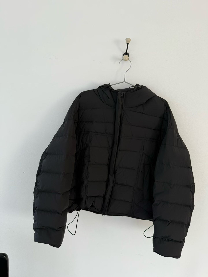 TUG東大門代購女士新品人氣時尚熱賣真品短款羽絨服短款鵝絨TUG短款羽絨服圖色2黑