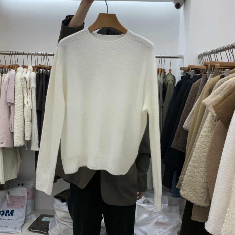 DRESS ROOM東大門代購女裝新款真品人氣休閑針織衫羊毛針織DRESS ROOM針織衫圖色1