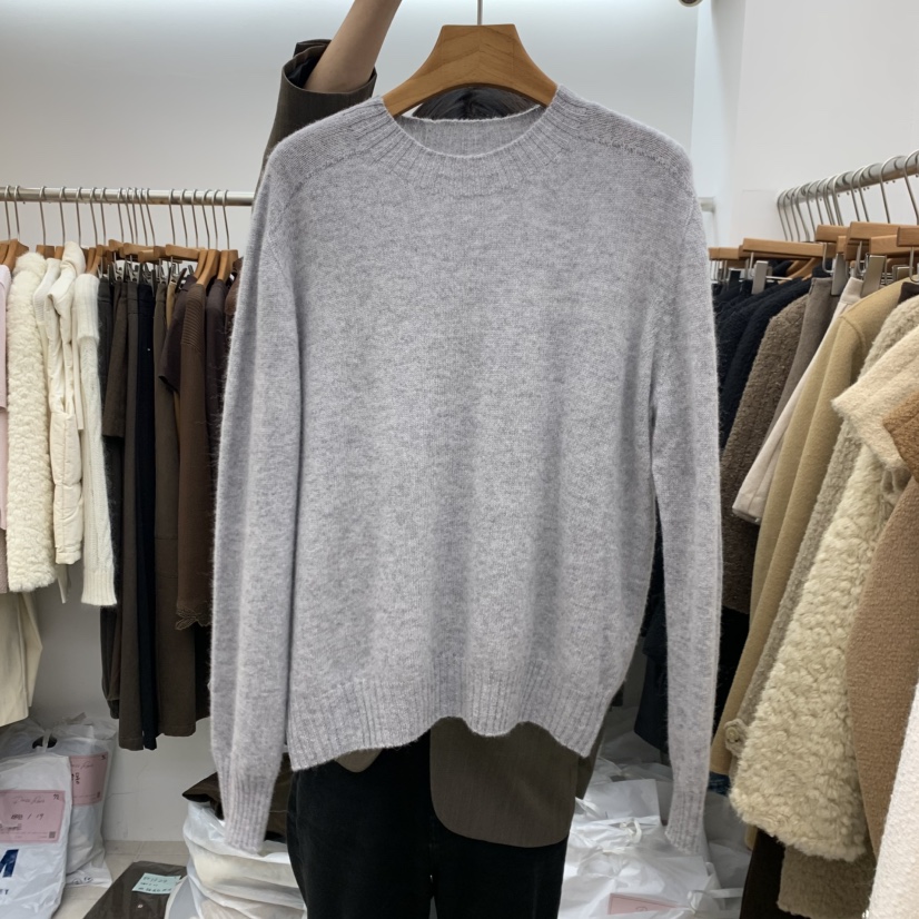 DRESS ROOM東大門代購女裝新款真品人氣休閑針織衫羊毛針織DRESS ROOM針織衫圖色2