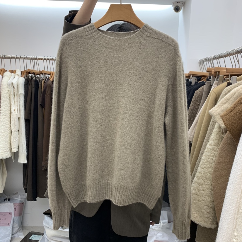 DRESS ROOM東大門代購女裝新款真品人氣休閑針織衫羊毛針織DRESS ROOM針織衫圖色3