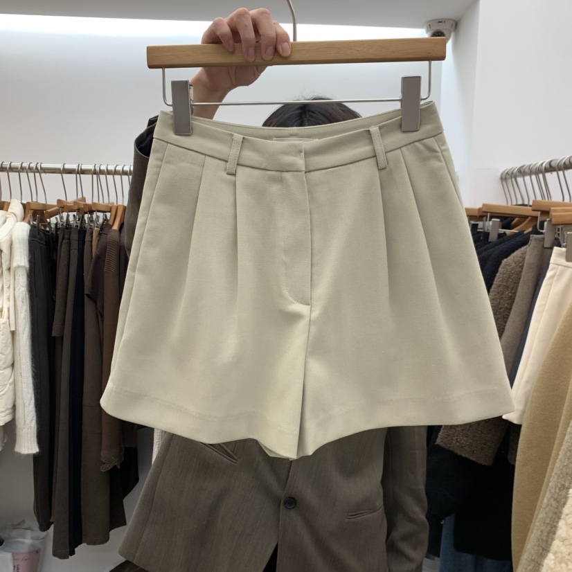 DRESS ROOM東大門直郵女士新品推薦熱賣休閑人氣短褲褶裥DRESS ROOM短褲圖色2米