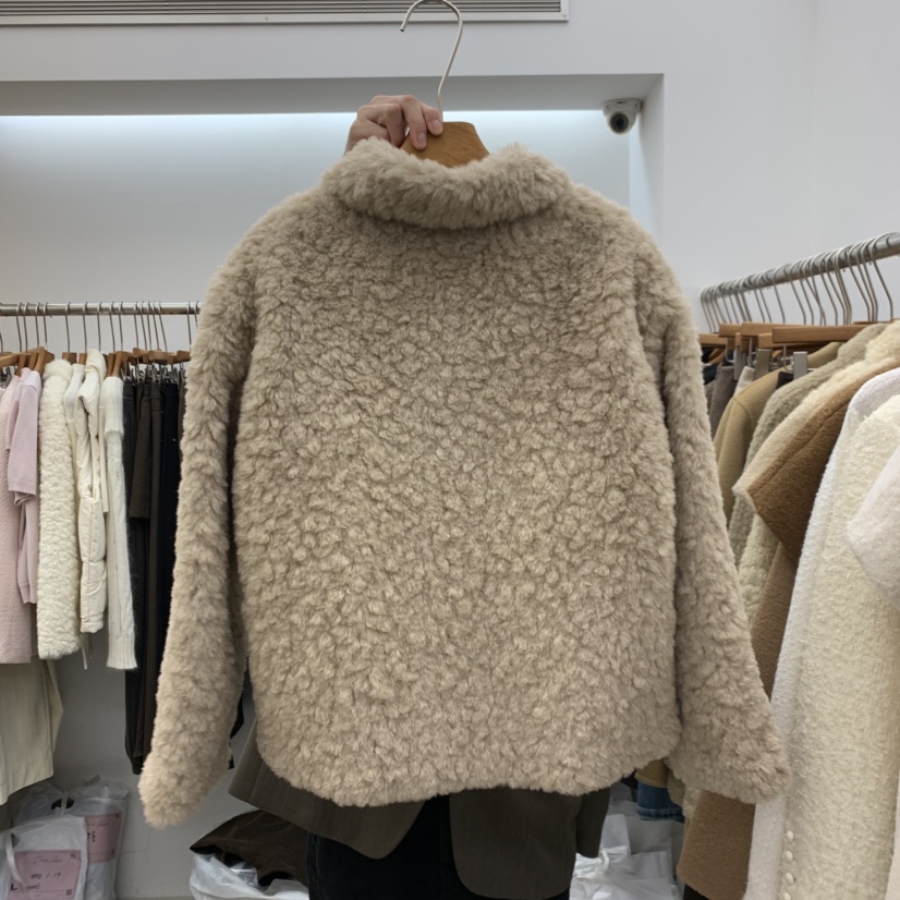 DRESS ROOM東大門實拍女裝新款熱賣時尚推薦真品人氣夾克絨DRESS ROOM夾克