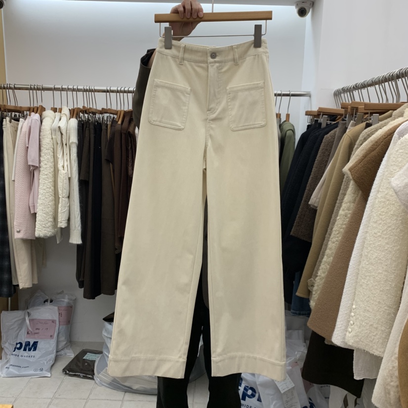 DRESS ROOM東大門實拍女裝新款人氣推薦休閑褲燈芯絨口袋DRESS ROOM休閑褲圖色3