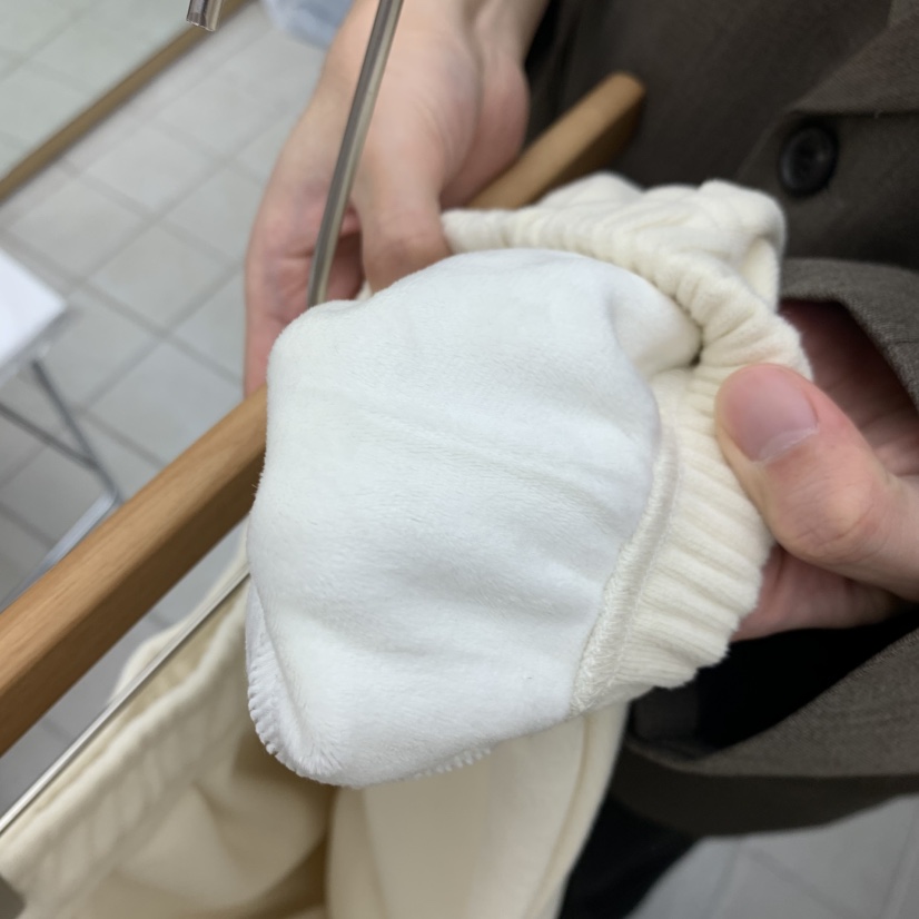 DRESS ROOM東大門代購女裝新款人氣熱賣推薦休閑褲加絨褶裥DRESS ROOM休閑褲