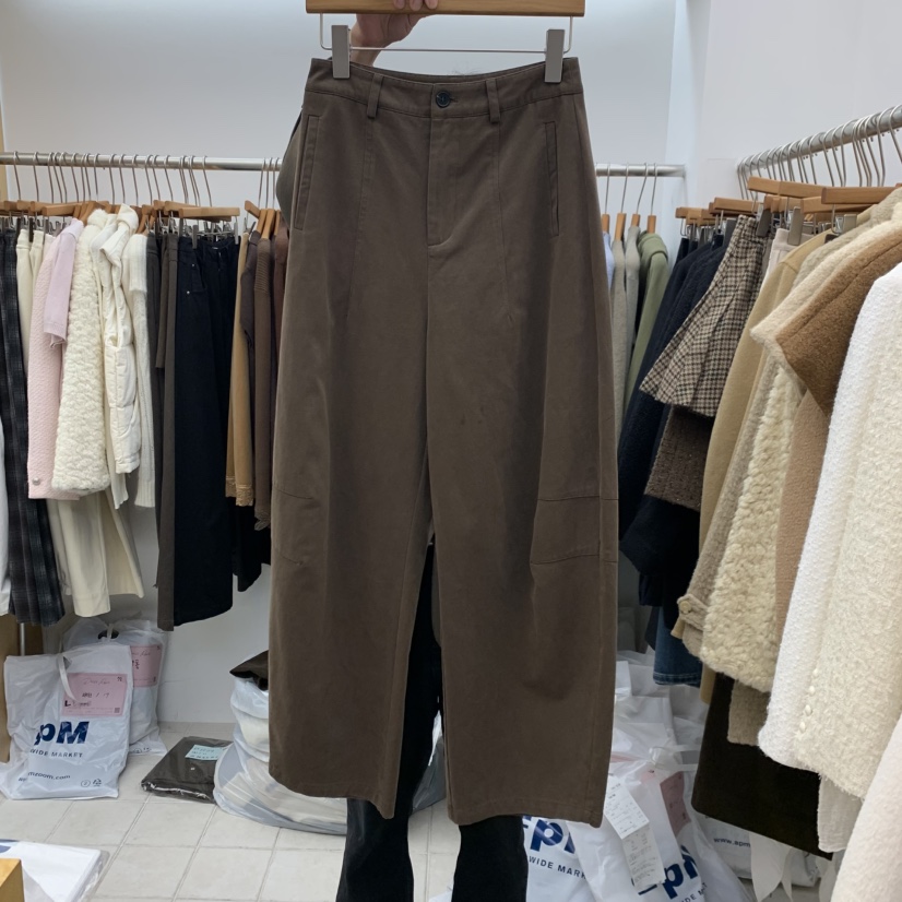 DRESS ROOM韓國直郵女裝新款時尚人氣真品推薦休閑休閑褲棉DRESS ROOM休閑褲圖色1