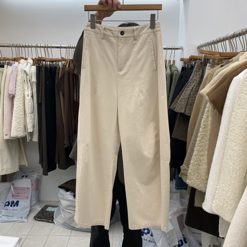 DRESS ROOM韓國直郵女裝新款時尚人氣真品推薦休閑休閑褲棉DRESS ROOM休閑褲圖色3