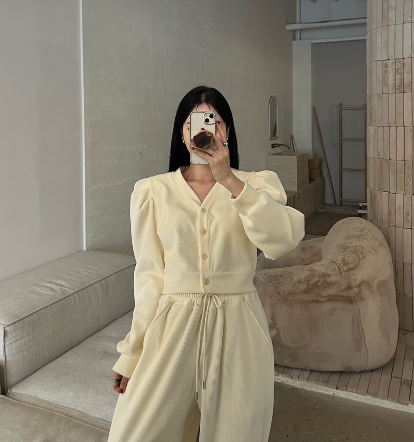 AMUSE SEOUL韓國直郵女士新款時尚熱賣休閑人氣開衫加絨AMUSE SEOUL開衫