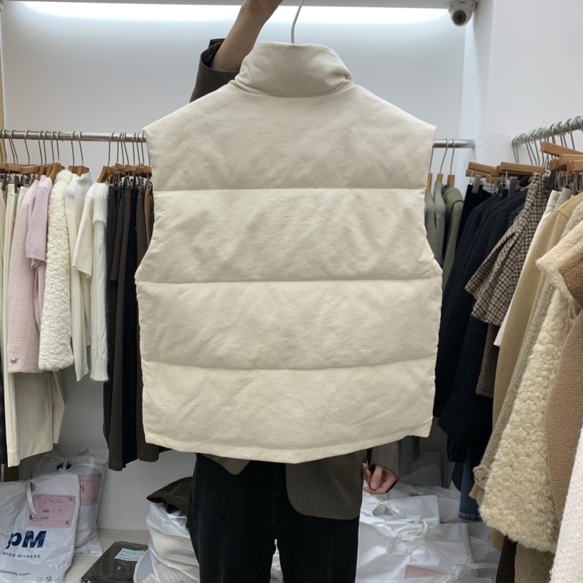 DRESS ROOM東大門代購女士新品推薦真品時尚人氣馬甲鴨絨DRESS ROOM馬甲