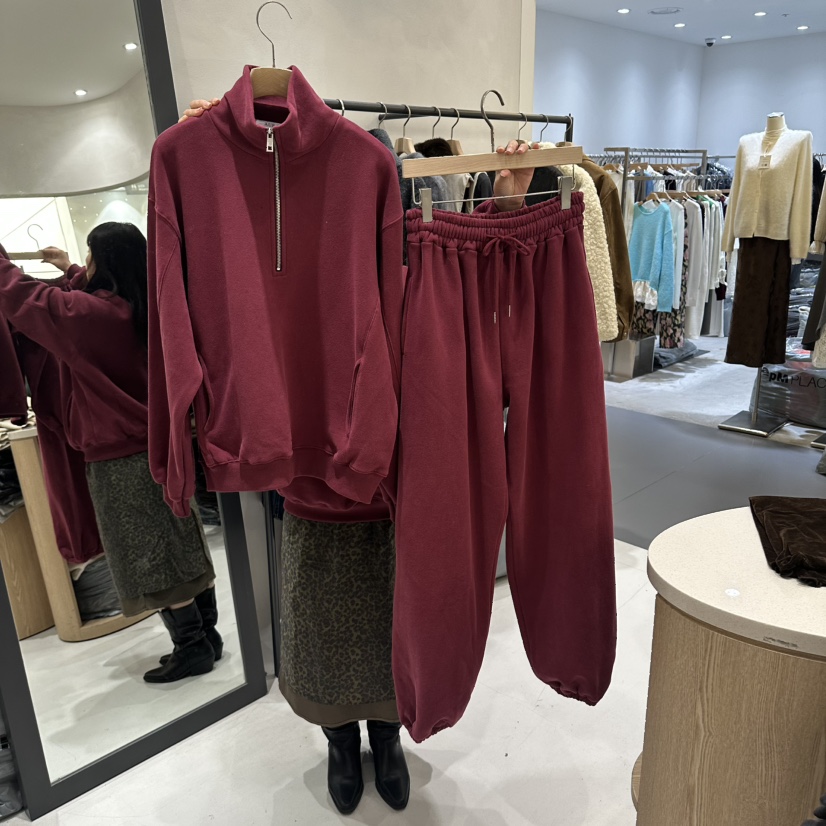 AURA東大門代購女裝新品真品休閑推薦時尚熱賣休閑褲加絨Au ra休閑褲