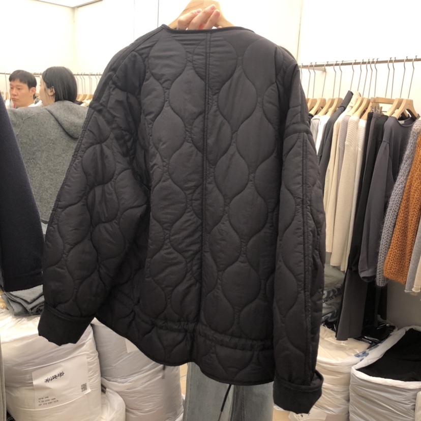 MOI-A韓國代購女士新款人氣熱賣真品短款棉服燈芯絨絎縫棉MOI-A短款棉服