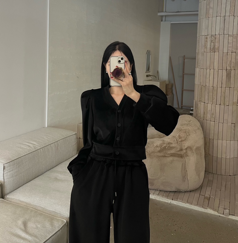 AMUSE SEOUL東大門實拍女裝新款熱賣人氣休閑真品套裝加絨AMUSE SEOUL套裝