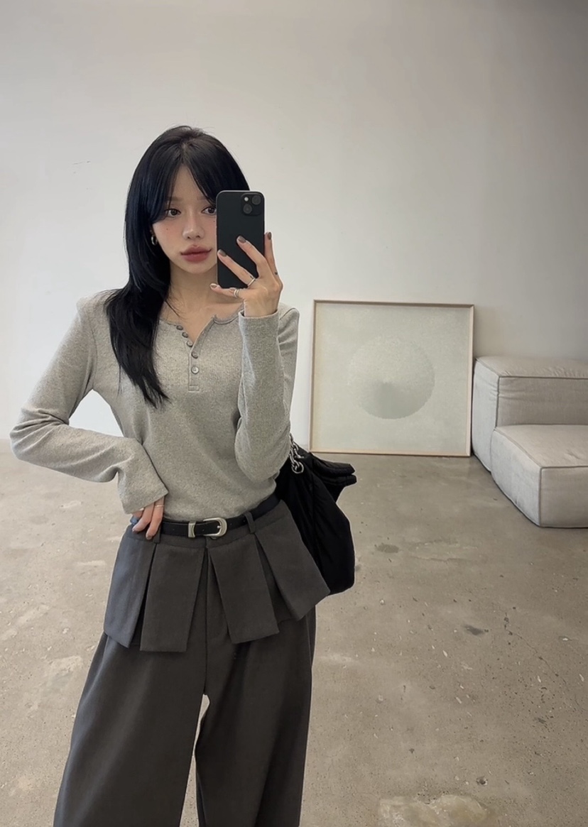 AMUSE SEOUL東大門直郵女裝新款熱賣時尚真品推薦休閑褲AMUSE SEOUL休閑褲