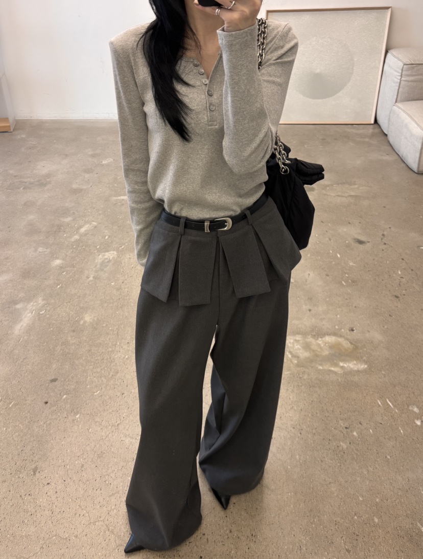 AMUSE SEOUL東大門直郵女裝新款熱賣時尚真品推薦休閑褲AMUSE SEOUL休閑褲