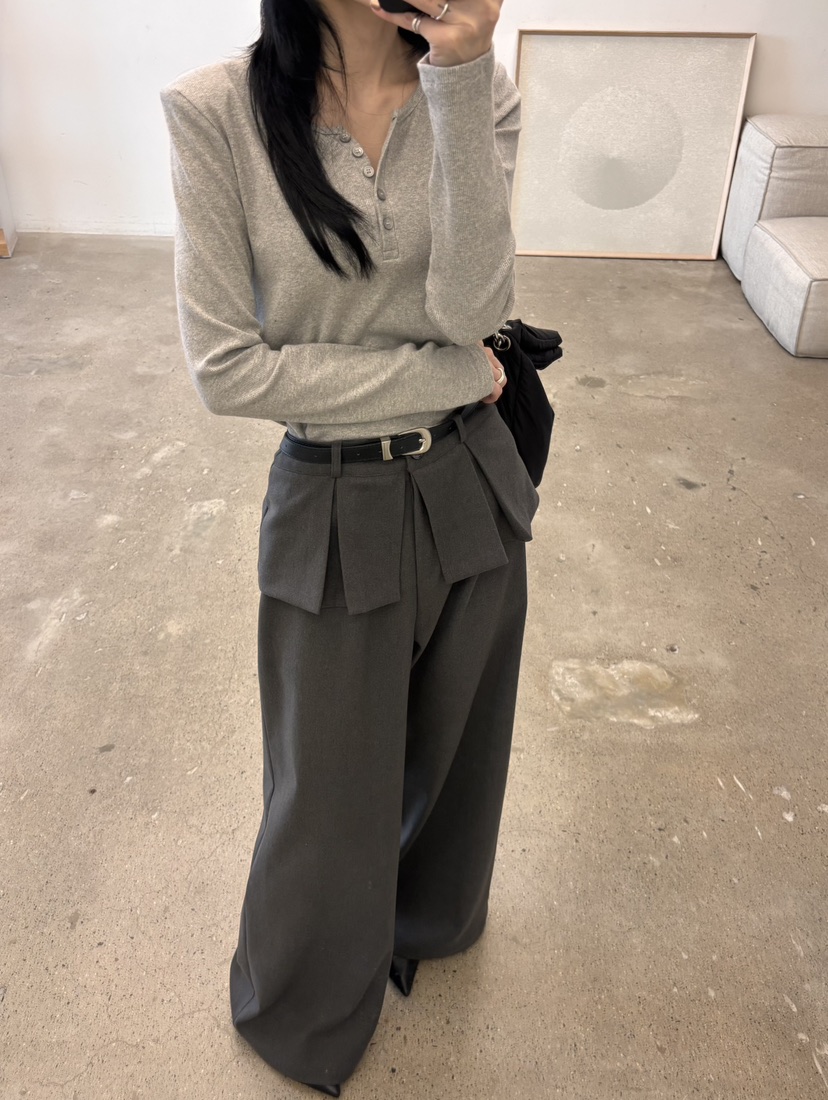 AMUSE SEOUL東大門直郵女裝新款熱賣時尚真品推薦休閑褲AMUSE SEOUL休閑褲