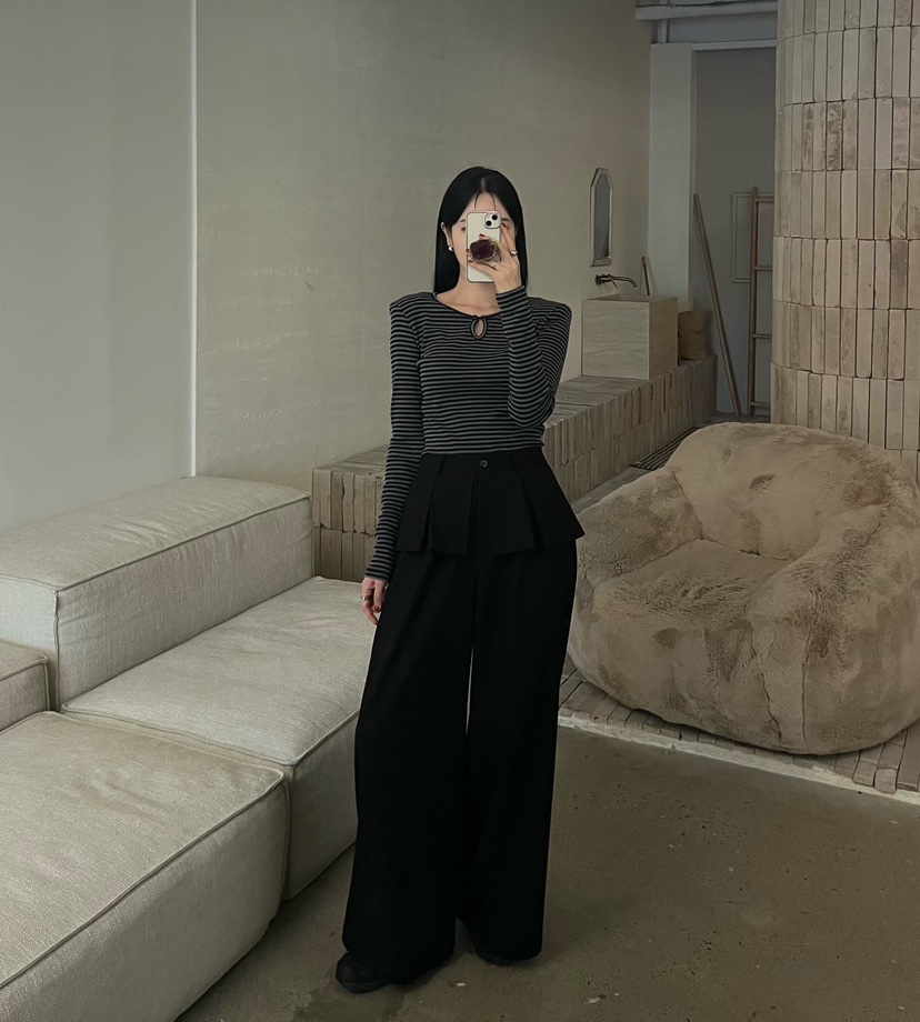 AMUSE SEOUL東大門直郵女裝新款熱賣時尚真品推薦休閑褲AMUSE SEOUL休閑褲