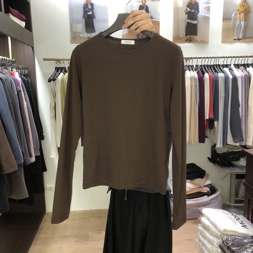 ARROW東大門代購女裝新品人氣推薦真品時尚熱賣休閑長袖T恤ARROW長袖T恤圖色4