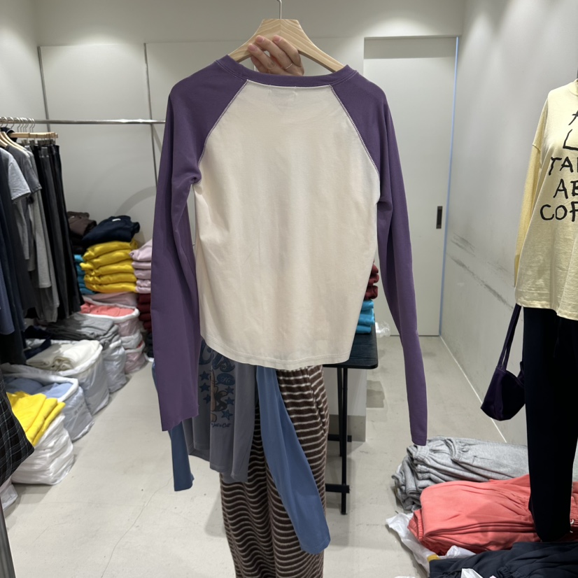 MMOO/GLORY東大門實拍女裝新品推薦真品熱賣時尚長袖T恤MMOO/GLORY長袖T恤