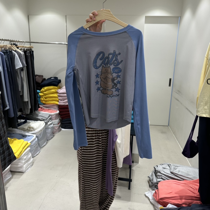 MMOO/GLORY東大門實拍女裝新品推薦真品熱賣時尚長袖T恤MMOO/GLORY長袖T恤圖色2