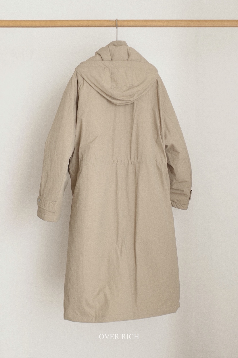 OVER RICH東大門實拍女裝新品熱賣休閑推薦長款棉服長款OVER RICH長款棉服