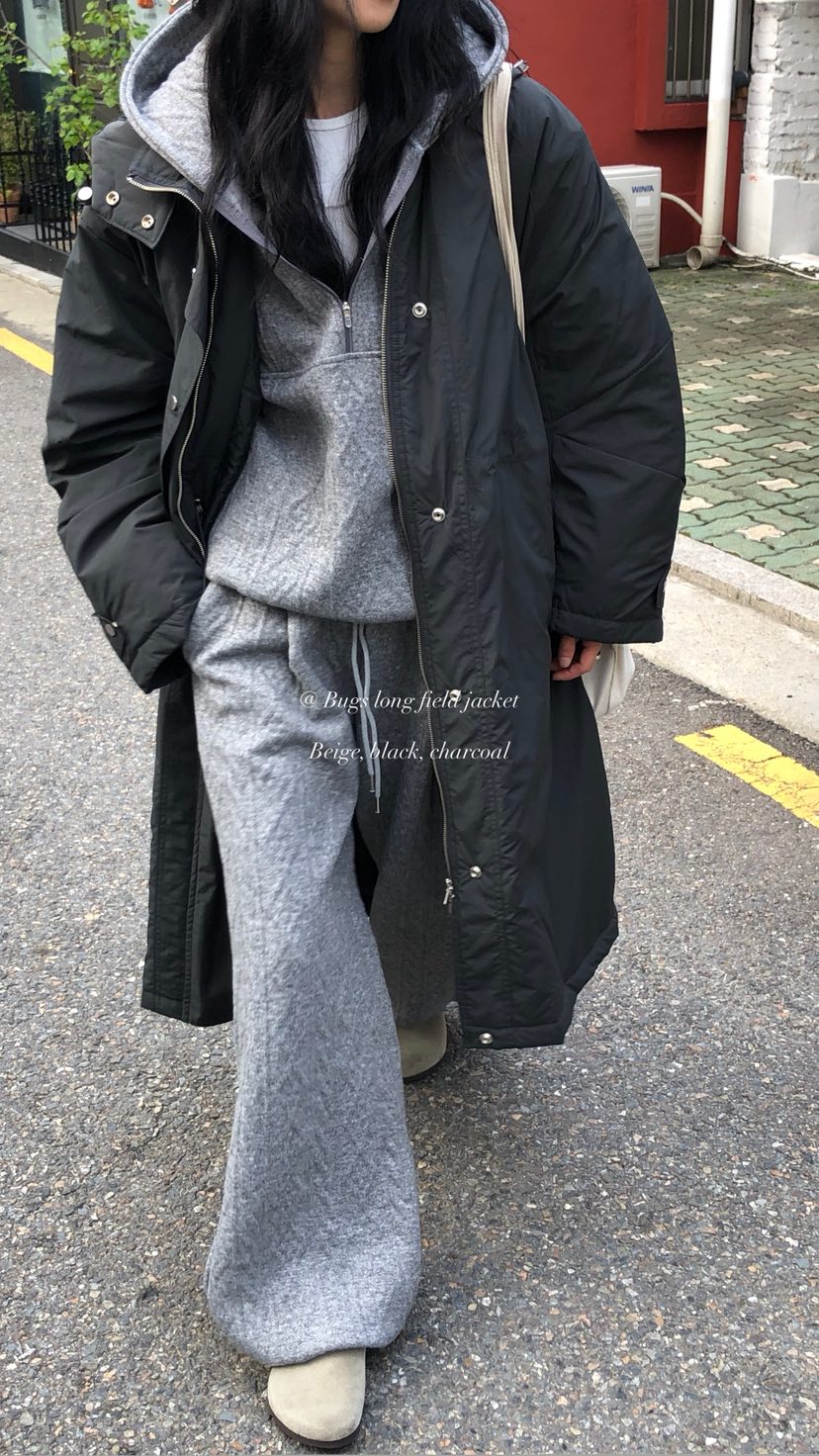 OVER RICH東大門實拍女裝新品熱賣休閑推薦長款棉服長款OVER RICH長款棉服