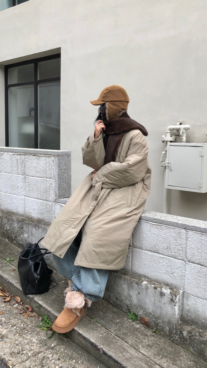 OVER RICH東大門實拍女裝新品熱賣休閑推薦長款棉服長款OVER RICH長款棉服