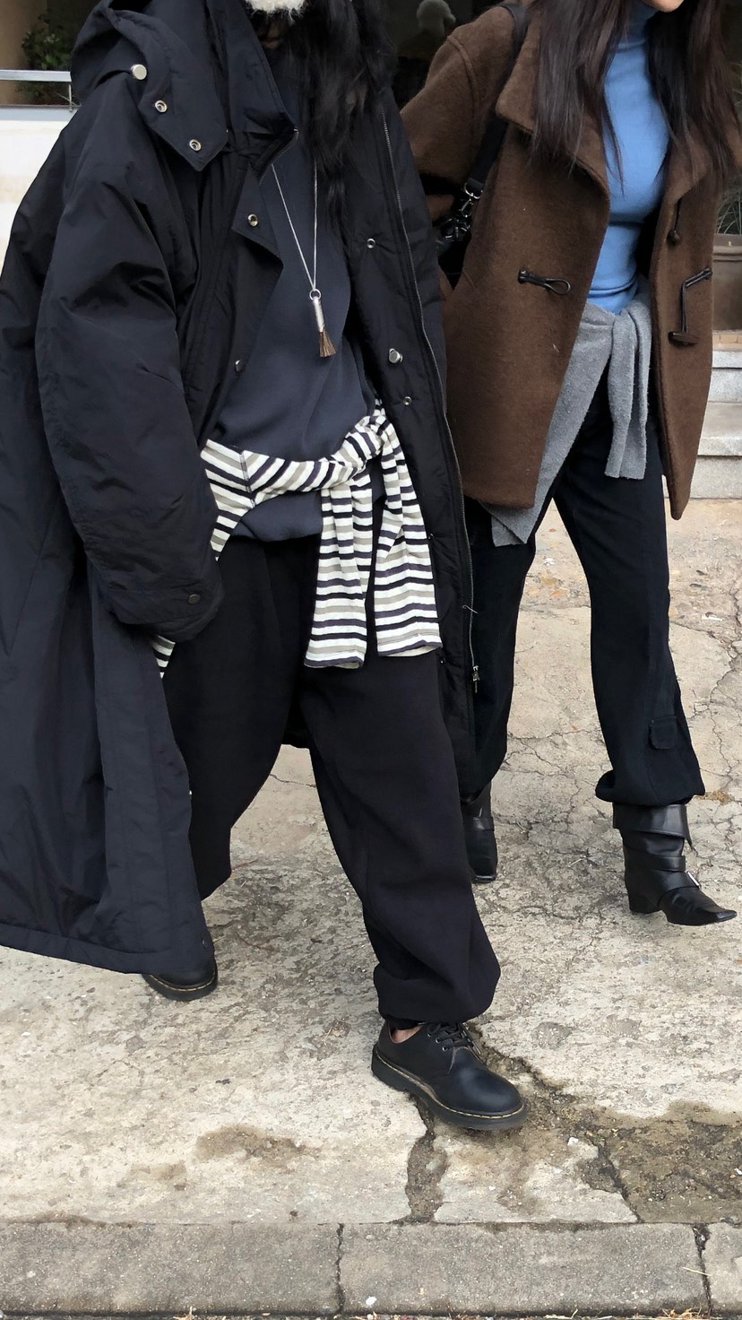 OVER RICH東大門實拍女裝新品熱賣休閑推薦長款棉服長款OVER RICH長款棉服