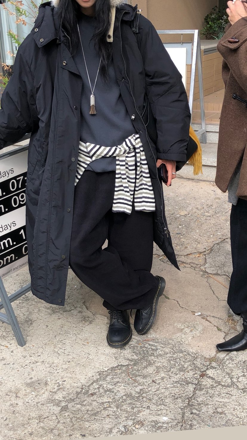 OVER RICH東大門實拍女裝新品熱賣休閑推薦長款棉服長款OVER RICH長款棉服