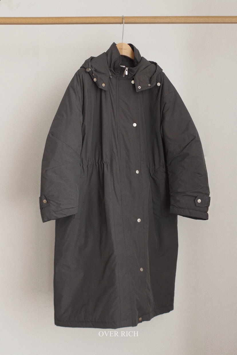 OVER RICH東大門實拍女裝新品熱賣休閑推薦長款棉服長款OVER RICH長款棉服圖色2
