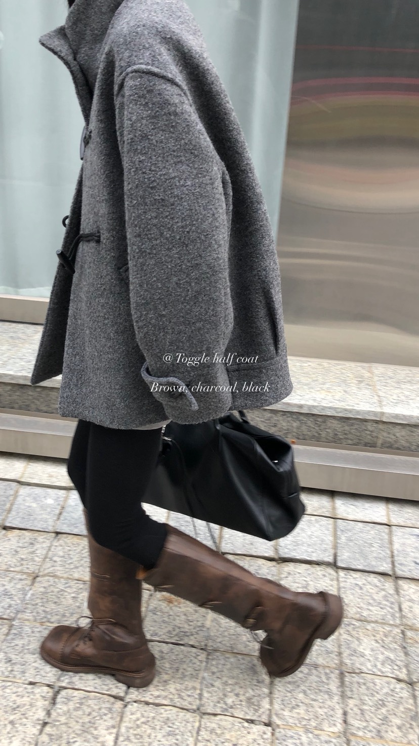 OVER RICH韓國直郵女裝新款真品推薦休閑時尚人氣短款大衣OVER RICH短款大衣