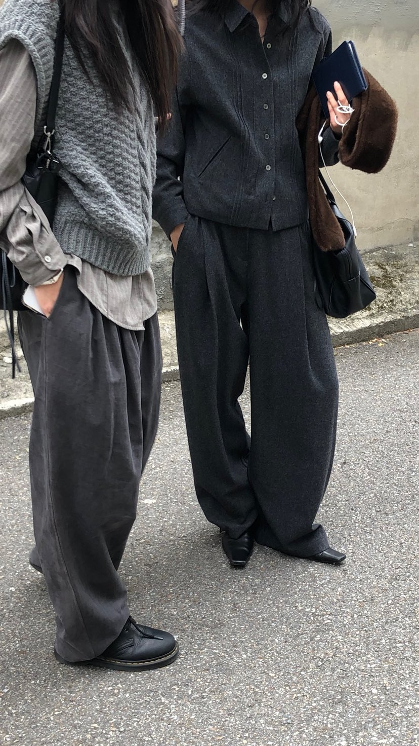 OVER RICH韓國直郵女士新款熱賣休閑真品推薦人氣休閑褲OVER RICH休閑褲