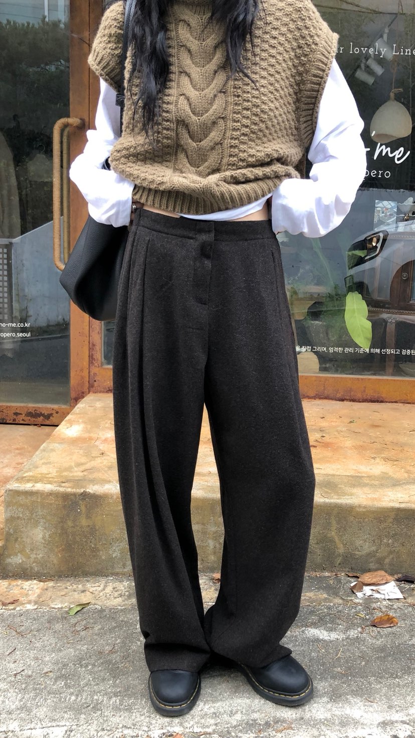 OVER RICH韓國直郵女士新款熱賣休閑真品推薦人氣休閑褲OVER RICH休閑褲