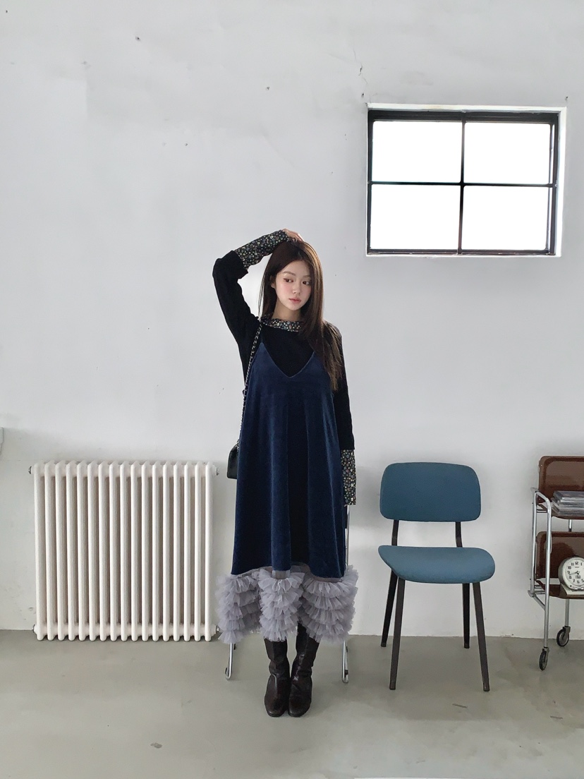 MAISONDEGLORY東大門實拍女士新品真品休閑連衣裙不含內搭Maison de glory連衣裙