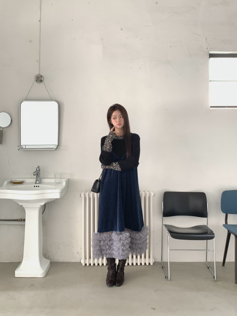MAISONDEGLORY東大門實拍女士新品真品休閑連衣裙不含內搭Maison de glory連衣裙