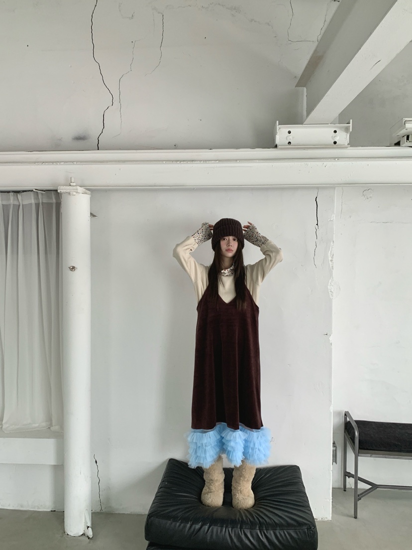 MAISONDEGLORY東大門實拍女士新品真品休閑連衣裙不含內搭Maison de glory連衣裙