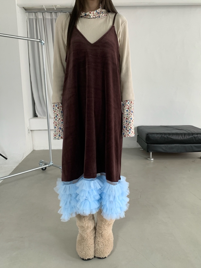 MAISONDEGLORY東大門實拍女士新品真品休閑連衣裙不含內搭Maison de glory連衣裙圖色1