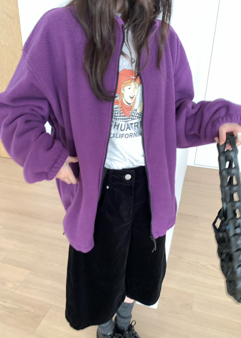 PEBBLE東大門實拍女士新品休閑人氣推薦熱賣真品夾克抓絨PEBBLE夾克