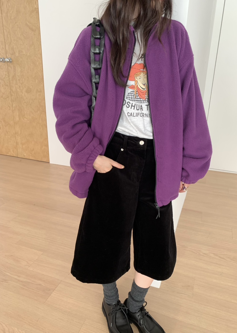 PEBBLE東大門實拍女士新品休閑人氣推薦熱賣真品夾克抓絨PEBBLE夾克