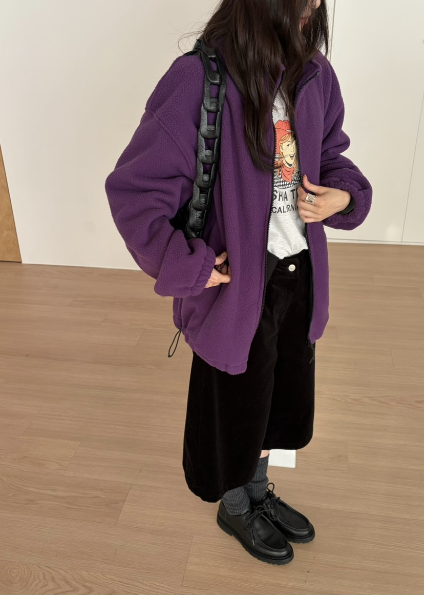 PEBBLE東大門實拍女士新品休閑人氣推薦熱賣真品夾克抓絨PEBBLE夾克