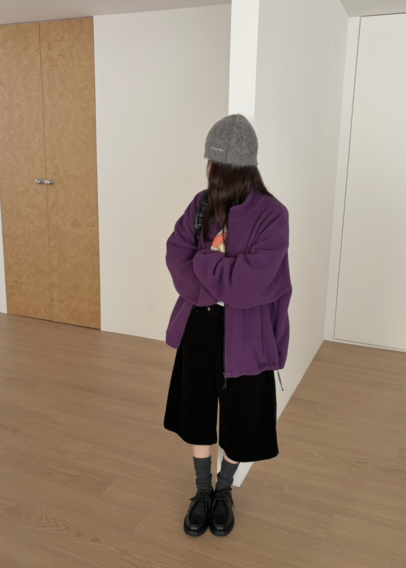 PEBBLE東大門實拍女士新品休閑人氣推薦熱賣真品夾克抓絨PEBBLE夾克