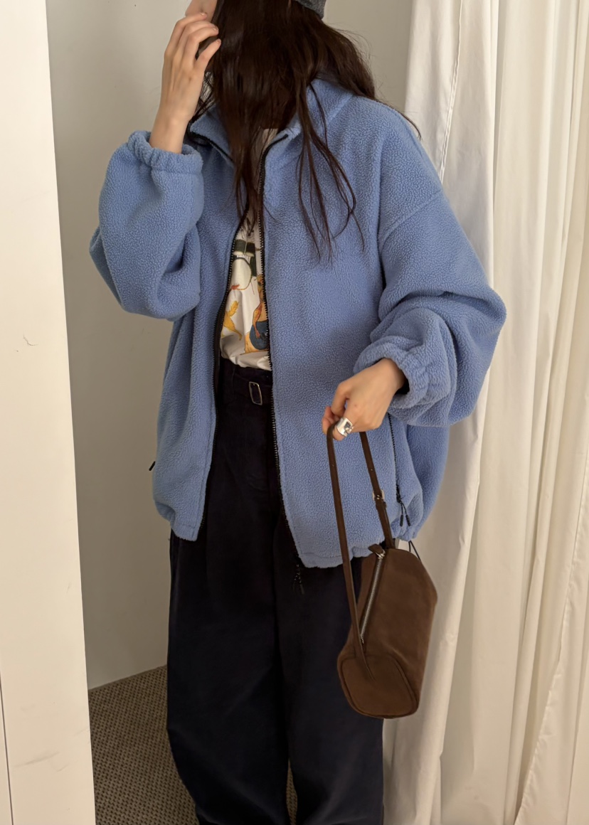 PEBBLE東大門實拍女士新品休閑人氣推薦熱賣真品夾克抓絨PEBBLE夾克