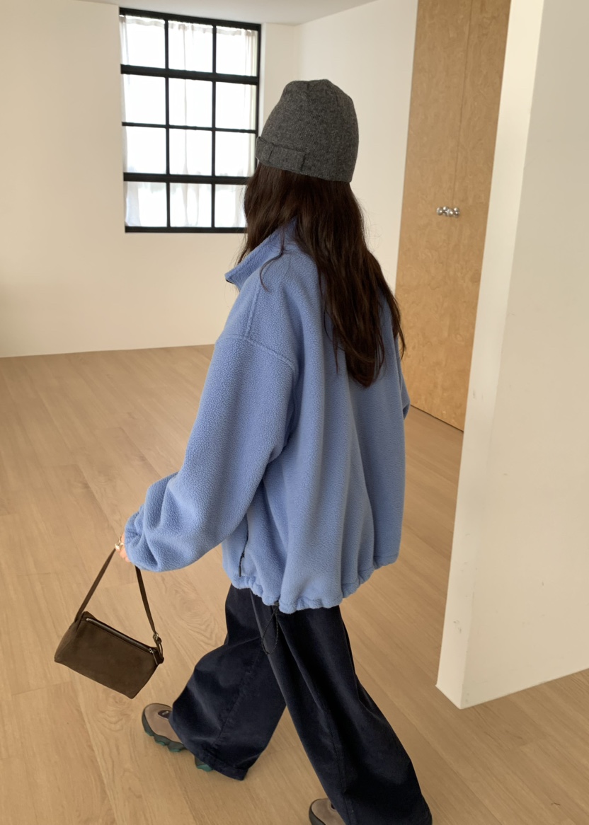 PEBBLE東大門實拍女士新品休閑人氣推薦熱賣真品夾克抓絨PEBBLE夾克
