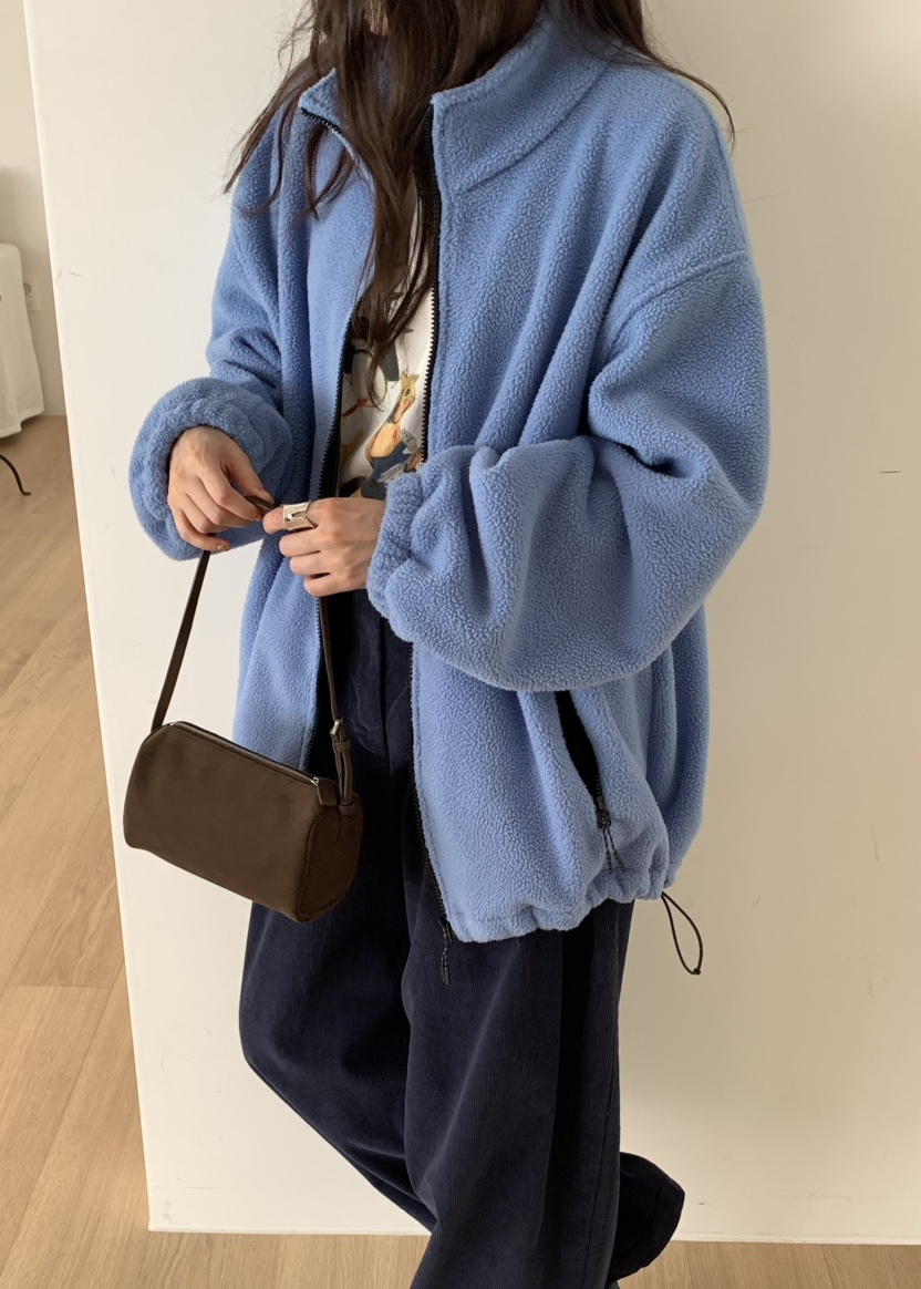 PEBBLE東大門實拍女士新品休閑人氣推薦熱賣真品夾克抓絨PEBBLE夾克
