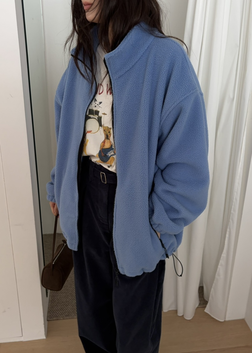 PEBBLE東大門實拍女士新品休閑人氣推薦熱賣真品夾克抓絨PEBBLE夾克