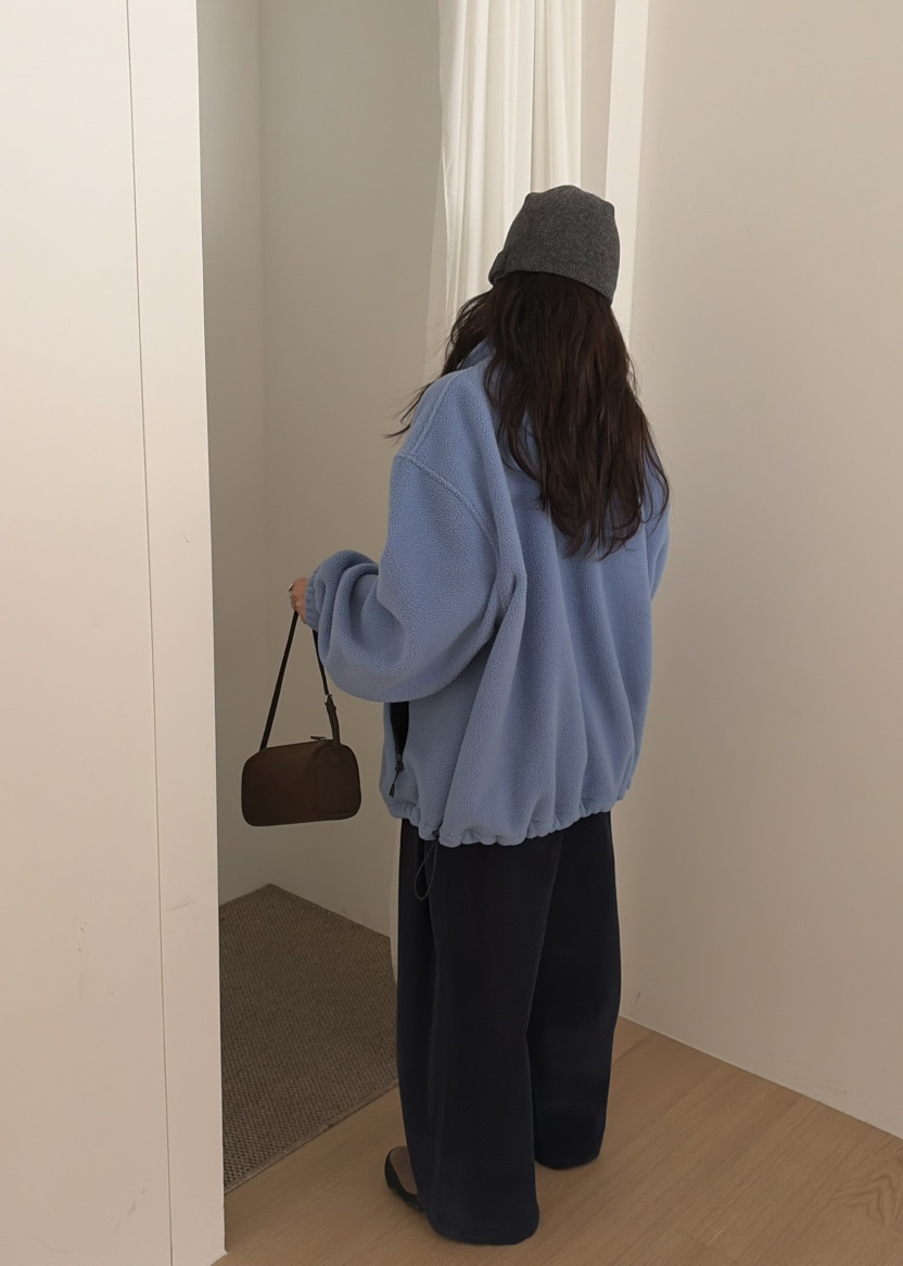 PEBBLE東大門實拍女士新品休閑人氣推薦熱賣真品夾克抓絨PEBBLE夾克