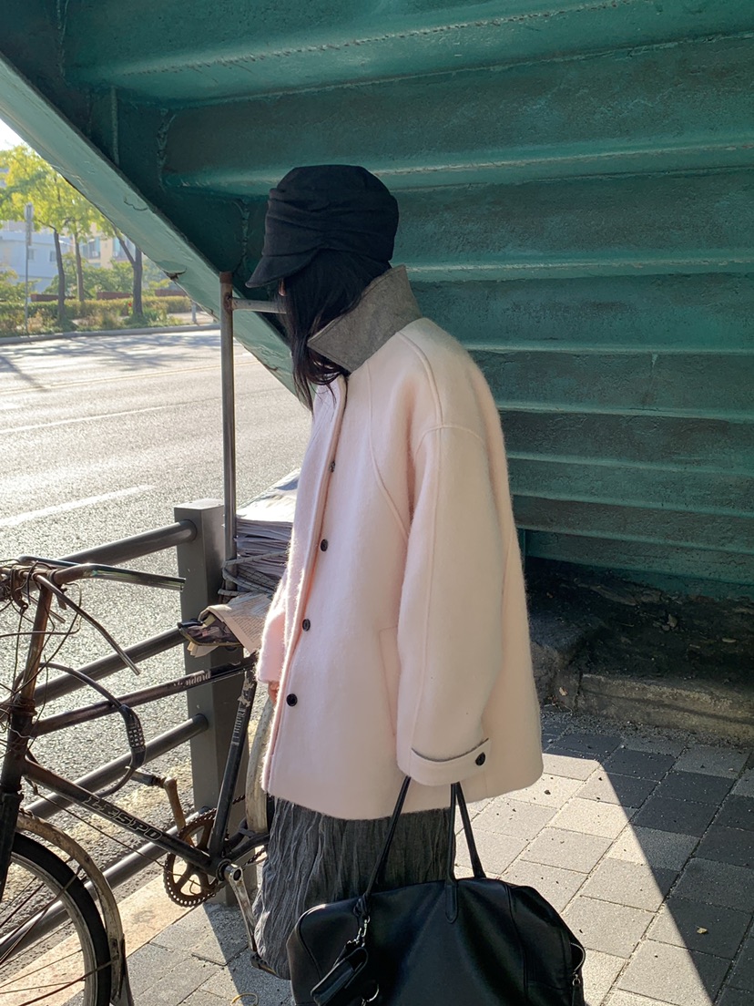 VAARA東大門代購女士新品時尚推薦真品休閑熱賣中長款大衣VAARA中長款大衣