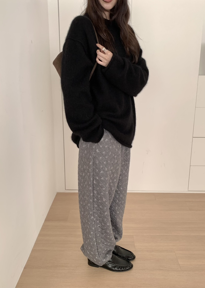 PEBBLE東大門直郵女裝新款推薦時尚休閑職業真品休閑褲絎縫PEBBLE休閑褲