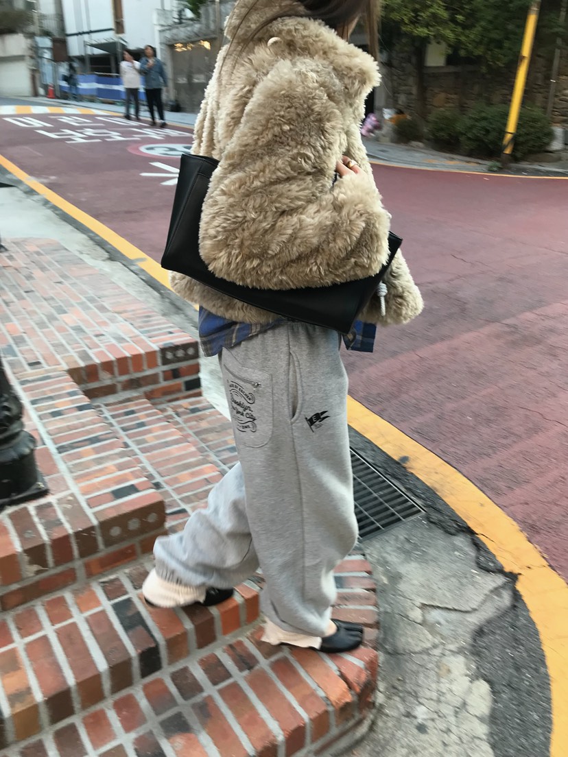 ESCHER東大門直郵女士新品熱賣職業真品時尚休閑休閑褲加絨ESCHER休閑褲