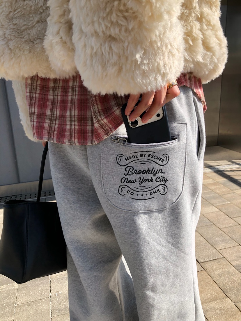 ESCHER東大門直郵女士新品熱賣職業真品時尚休閑休閑褲加絨ESCHER休閑褲