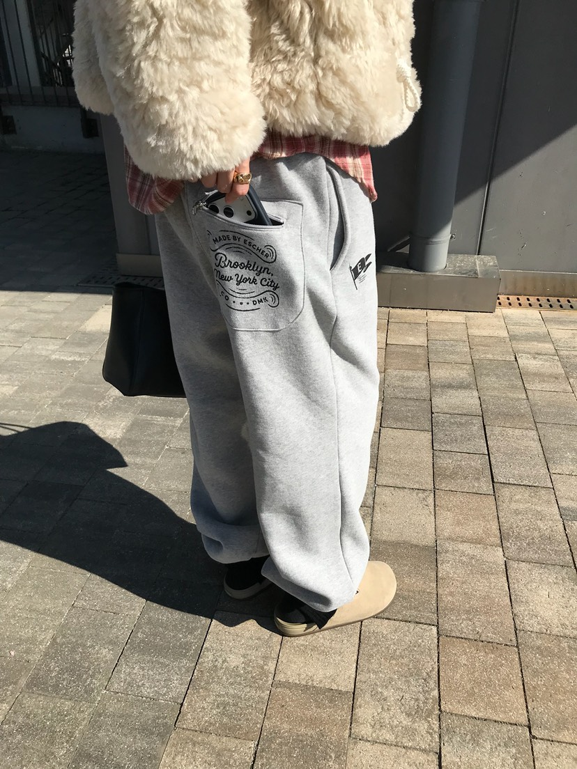ESCHER東大門直郵女士新品熱賣職業真品時尚休閑休閑褲加絨ESCHER休閑褲